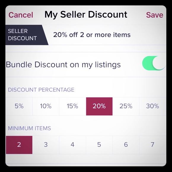 My Seller Discount - Picture 1 of 1